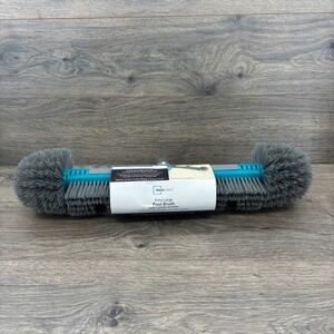 Mainstays Extra Large Pool Brush with Corner Bristles Gray & Teal‎